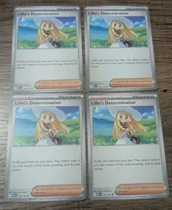 4x Lillie’s Determination Playset x4 119/132 Mega Evolution ME01 Pokemon TCG - Image 1