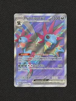 Pokemon TCG HYDREIGON 161/086 SV White Flare Ultra Rare - Image 1