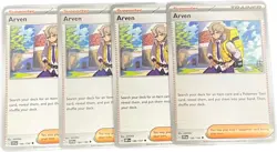 4x Arven 166/198 186/197 Scarlet & Violet Trainer Item Play Set Pokemon TCG NM+ - Image 1
