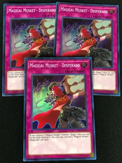 YUGIOH MAGICAL MUSKET DESPERADO SPWA-EN025 1ST SUPER X3 (NM) - Image 1