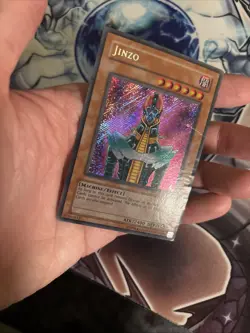 (24) Jinzo PSV-000 Secret Rare Unlimited Yu-Gi-Oh Holo Secret Rare DMG - Image 2