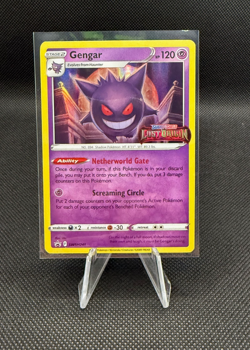 Gengar Lost Origin Stamped Pokemon Sword & Shield Holo Card 2022 SWSH241 - Image 1
