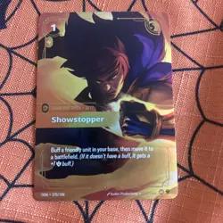 Riftbound TCG League Of Legends Origins Epic Sett Showstopper 270/298 NM Card - Image 1