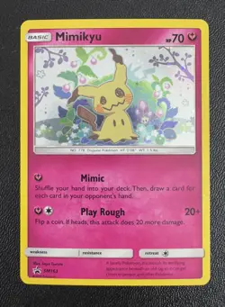 Mimikyu SM163 SM Black Star Promos Holo Pokemon TCG Card MP - Image 1