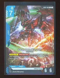 Gundam Epyon - GD02-002 - Dual Impact Gundam TCG Card Game - Image 1