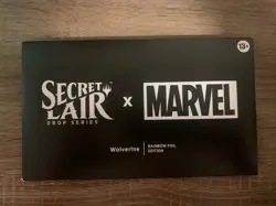MTG Secret Lair x Marvel Wolverine Rainbow Foil Edition Sealed Cards, Unopened - Image 1