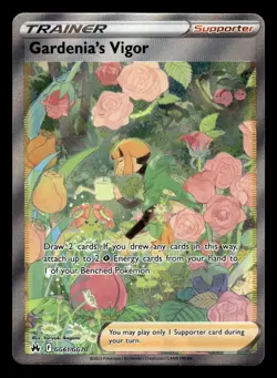 Gardenia's Vigor GG61/GG70 Ultra Rare Crown Zenith Pokemon Card - Image 1