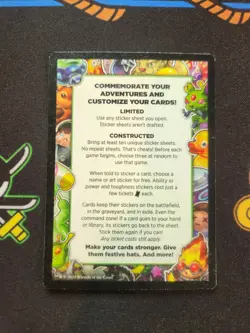 EXACT CARD PICTURD Punch Out Card Unassuming Gelatinous 36/48 MTG Unfinity Non-F - Image 2