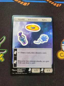 EXACT CARD PICTURED Punch Out Card Playable Delusionary 30/48 MTG Unfinity Non-F - Image 1