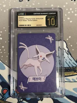 CGC 10 Pristine Espeon Point Salad Eevee Edition Korean Pokemon Card - Image 1