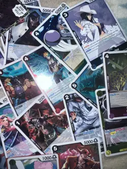 One Piece tcg Card Game 100 Cards Collection Mixed Lot w/ 10 FOILS Included - Image 3