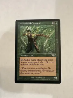 Wirewood Channeler Legions MTG Magic the Gathering Elf Card 144/145 - Image 1