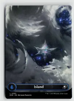 MTG Edge Of Eternities Island Borderless x1 NM Land 263 - Image 1