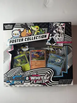 Pokemon TCG: Scarlet & Violet-Black Bolt & White Flare Poster Collection Sealed - Image 1