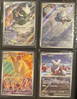 Pokemon Illustration Rare Art NM Card Lot Of 4 - Image 1
