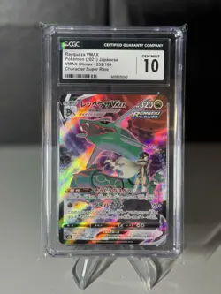 Rayquaza 252/184 VMAX Climax CSR Pokemon Full Art Japanese CGC 10 Pokemon TCG - Image 1