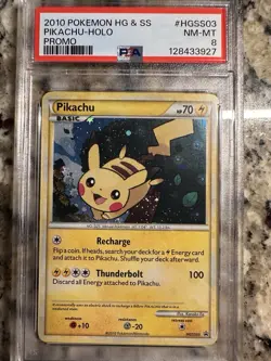 2010 Pokemon HG & SS Pikachu Holo Promo - Image 1