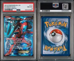 Pokemon Deoxys EX 111/116 PSA 8 NM-MT BW Plasma Freeze Full Art EN FA - Image 3
