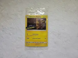 Pokemon 2019 Black Star Promo SM190 DVD Stamped Holo Detective Pikachu Sealed - Image 1