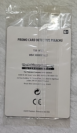 Pokemon 2019 Black Star Promo SM190 DVD Stamped Holo Detective Pikachu Sealed - Image 2
