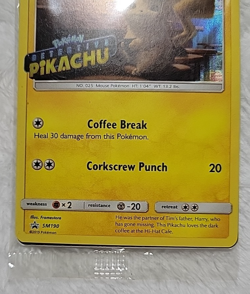 Pokemon 2019 Black Star Promo SM190 DVD Stamped Holo Detective Pikachu Sealed - Image 4
