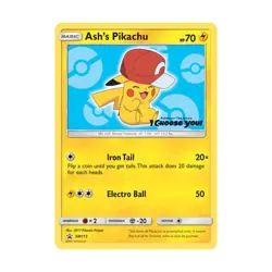 Pokemon SM Promos Ash's Pikachu - SM113 (P) #SM113 NM - Image 1