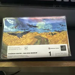 Pokemon Center x Van Gogh Museum Corviknight Wheatfield w/ Crows Double Deck Box - Image 1