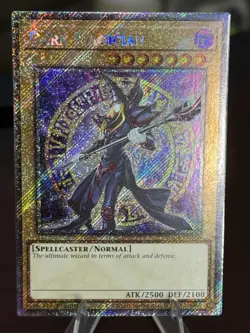 Yugioh Dark Magician RA04-EN106 Platinum Secret Rare 1st Edition NM - Image 1