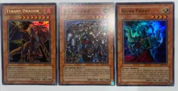 Yugioh Tyrant Dragon, Exile Force, Asura Priest Lod Print Line Error Set - Image 4