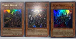 Yugioh Tyrant Dragon, Exile Force, Asura Priest Lod Print Line Error Set - Image 5