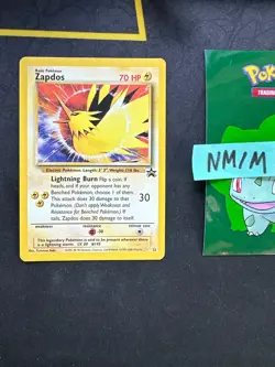 Pokemon Card Zapdos WOTC Vintage Black Star Promo 23/53 311 💎NM💎 - Image 1