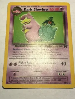 Pokemon TCG Dark Slowbro 29/82 Team Rocket Non Holo Vintage Rare Card LP - Image 4