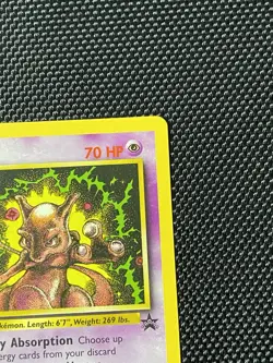 Pokemon Mewtwo #14 Vintage 1999 WB Black Star Promo Card Near Mint Condition - Image 3
