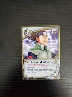 Naruto CCG Tournament Pack 4 - Iruka Umino - 1st Edition Card - N-1342 - LP - Image 1