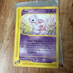 Pokemon TCG Mew 55/165 Expedition Non-Holo E-Series Card - Image 1