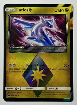 Latios 108/168 (NM) Prism Rare Sun & Moon: Celestial Storm 2018 Pokemon Card - Image 1