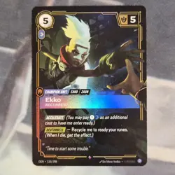 Riftbound Ekko Card Origins OGN 110/298 League Of Legends English - Image 1