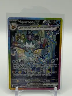Pokemon TCG Vaporeon EX 149/131 SV Prismatic Evolutions Holo Card - Image 1