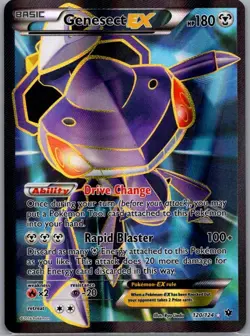 Genesect EX 120/124 XY - Fates Collide - Pokemon Card - NM - Image 1