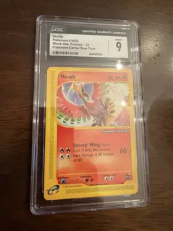 CGC 9 MINT Ho-Oh # 52 WOTC Black Star PROMO "Center NY" Pokemon Card - Image 2
