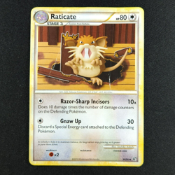 Raticate 34/90 - HS Undaunted - DMG - Pokemon Card - Image 1