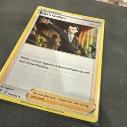 Pokemon Trading Card Game TCG Rebel Clash Boss's Orders 154/192 Holo NM - Image 3