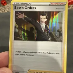 Pokemon Trading Card Game TCG Rebel Clash Boss's Orders 154/192 Holo NM - Image 5