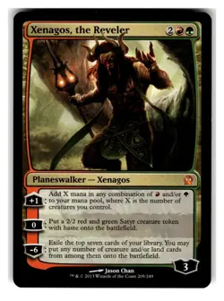 Xenagos, the Reveler M Planeswalker - Xenagos Normal Theros #209 [NM] Pokemon TC - Image 1