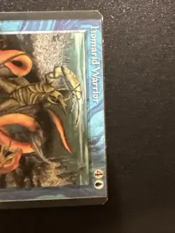 MTG Homarid Warrior Miscut X1 Fallen Empires Condition Pic Front/back Off Center - Image 5