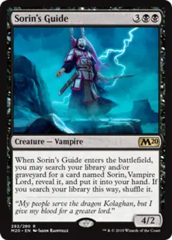 MTG - Sorin's Guide - Planeswalker Deck Exclusive - Core Set 2020 - NM, English - Image 1