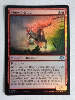 Amped Raptor #114 Modern Horizons 3 Foil Magic the Gathering - Image 1