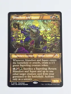 MTG Slimefoot and Squee NM Showcase Art - Image 1