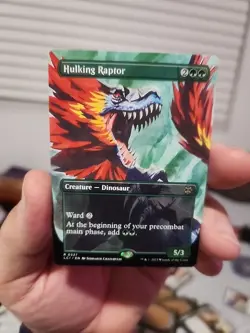 Hulking Raptor (Borderless) The Lost Caverns of Ixalan Regular - Image 1
