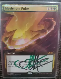 MTG FOIL MAELSTROM PULSE BOX TOPPER SHADOW SIGNED BY ARTIST - Image 1